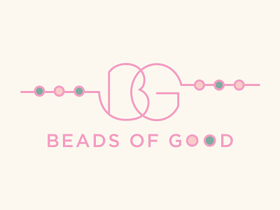 Beads Of Good Logo - Unchosen Concept beads beads of good concept girl power girls linework logo