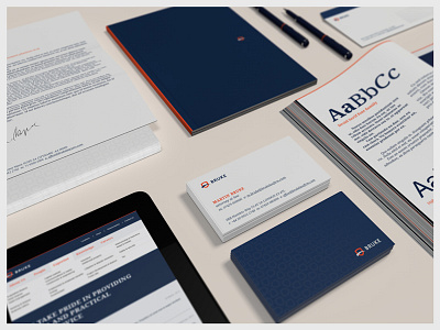 Bruke Law Firm brand branding bruke corporate design firm identity law logo logotype stationary website