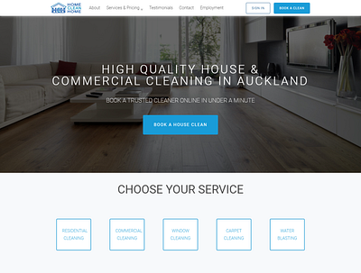 Home Clean Home design web webdesign website design wordpress wordpress theme