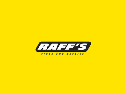 Raffs details logo logo design tires