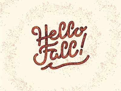 Hello Fall autumn fall hand lettered hand lettering hello fall lettered lettering