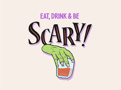 Eat, Drink & Be Scary Zombie