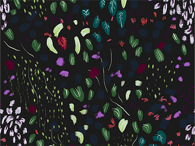 Moody Floral Pattern dark expressive floral floral pattern moody pattern pattern design surface pattern