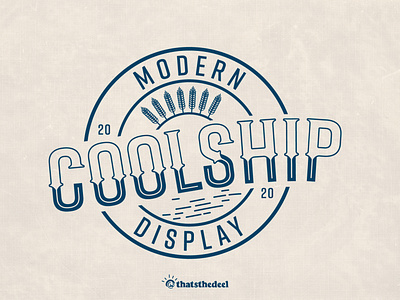New Font Alert: Coolship Display