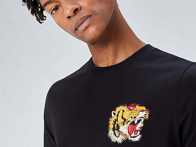 Tiger tee for Find/Amazon fashion graphic design illustration menswear