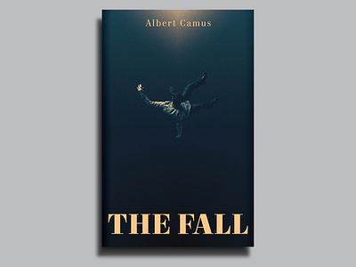 Book cover design for The Fall by Albert Camus books cover design graphic design