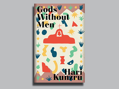 Book cover design for Gods Without Men by Hari Kunzru cover design graphic design illustration print design