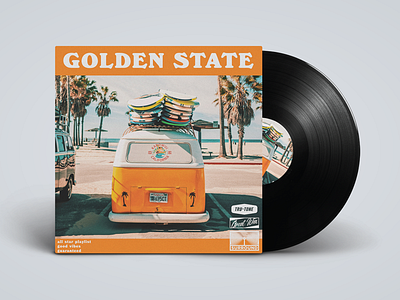 Spotify playlist cover for California inspired tunes!