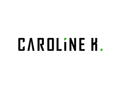 Caroline K. branding business card letter head logo lettering logo branding logo maker logo type monogram logo stationery type typography