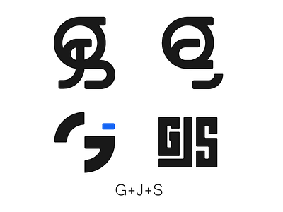 Logo G+J+S branding letter logo logo brand logo branding logo initial logo inspiration logo type monogram monogram logo stationery design type