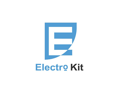 Electro Kit (for sale) branding electro electronic font illustration logo branding logo minimalist logo type monogram logo negative space stationery type