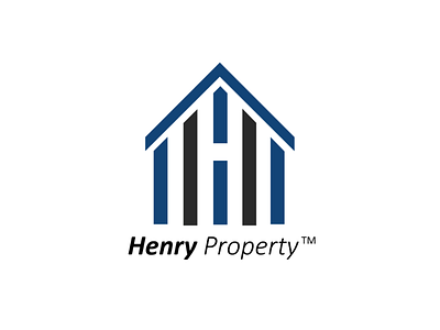 Henry property building logo estate house logo estate loho branding monogram logo property