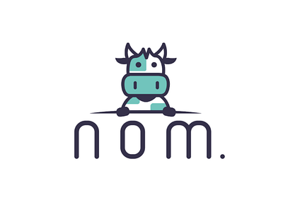 NOM(dot) brand identity clothing line icon logo brand logo branding logo hunt logo minimalist monogram logo ui