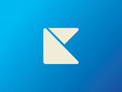 Logo letter K with gradient gradient logo brand logo branding logo monogram logo simple logo type monogram logo negative space stationery typography