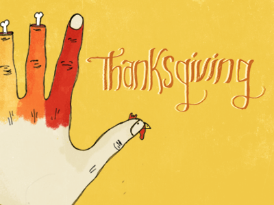 Gobble Gobble thanksgiving turkey turkey hand