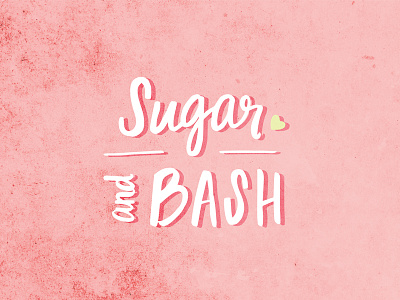S+B Revised blog heart identity logo pink sugar sweet yay