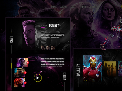 Avengers: Endgame Landing Page