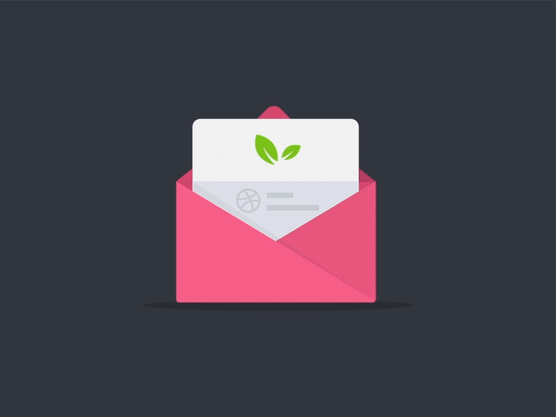 Grow with Dribbble animation debut dribbble flat gif growth illustration invite motion thanks tree
