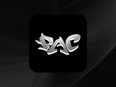 pac logo dribble beginner dark graffiti logo pac shapes