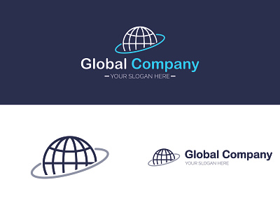 Global Company Logo Design l Logo Design l Sabbir Hossain branding business card design illustration logo logo design logodesign minimal typo logo typography vector