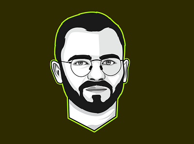 Cartoon portrait art avatar cartoon portrait design faceart flat avatar illustration logo minimalist avatar vector avatar