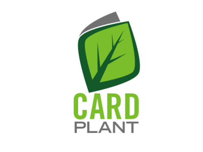 Card Plant Stacked logo vector wip