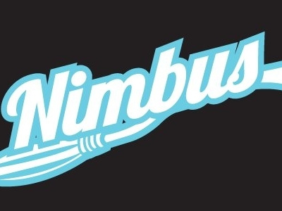 Nimbus brand cloud design harry potter logo nimbus wizard
