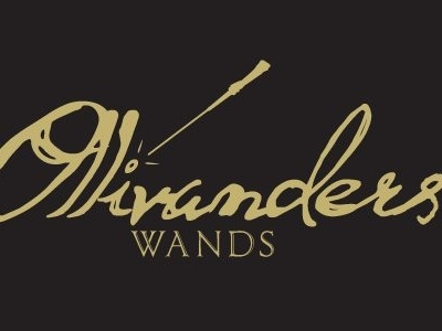 Olivanders Wands brand design harry potter logo olivanders wands wizard