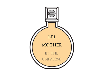 Num 1 Mother in the Universe chanel helme illustration line mother