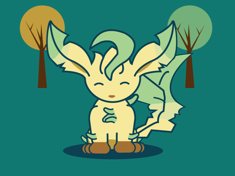 Leafeon I Choose You. By Julian Strayhorn Ii On Dribbble