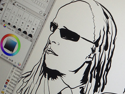 The Matrix: Reloaded design illustration manga studio matrix poster twin wip