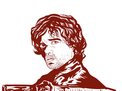 Illustration | Tyrion WIP doodle fantasy game illustration lannister lion thrones tyrion vector