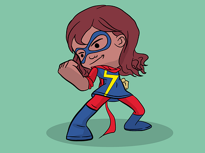 Ms. Marvel (Kamala) comics illustration marvel ms. marvel superhero