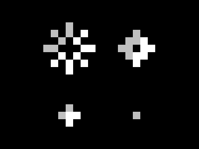 Snowflakes flake flakes pixel snow snowflakes winter