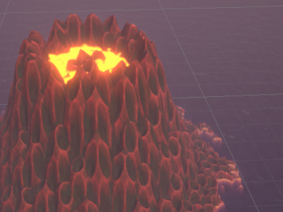 Volcano Closeup