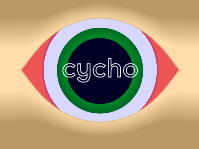 Cycho Title Sequence animated animation ball cycho eye eyeball gif psycho title