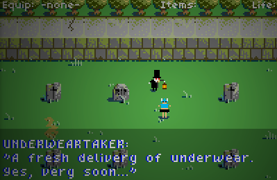 Underweartaker in Legend of Equip > Pants 8-bit 8bit art game halloween pixel sprite videogame