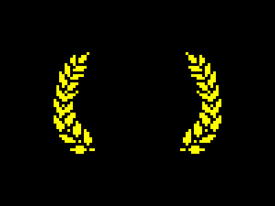 Pixelated Palme d'Or 8 bit 8bit award dor festival game palm pixel pixelated videogame winner