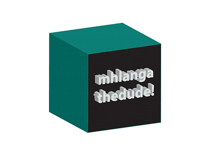 3D Box. mhlangathedude!