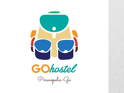 Gohostel Brand branding hostel logo