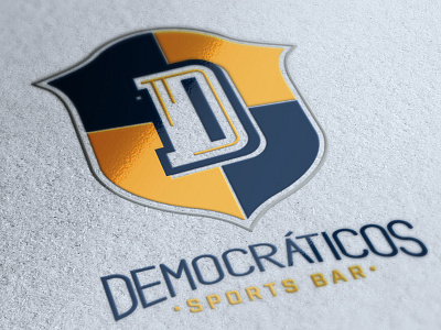 Democraticos Sports Bar bar branding logo sport bar sports
