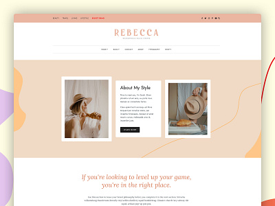 Rebecca - WordPress Blog Theme