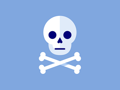 Jolly roger skull death evil flat jolly roger pirate skull