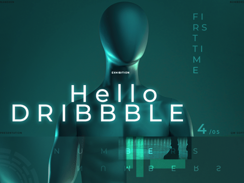 Hello Dribbble! animation art design digital dribbble first shot first time hello dribbble hello world hellodribbble illustration web