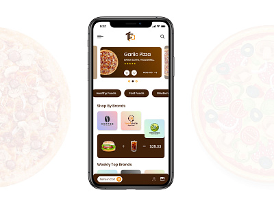 Food App UI design by Dhaval Solanki on Dribbble