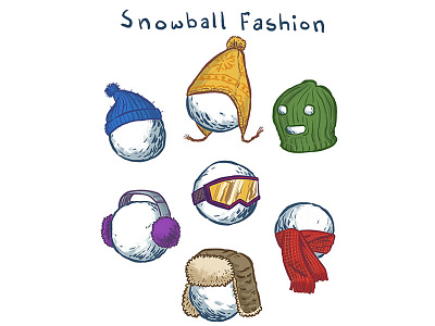 Snowball Fashion balaclava earflaps earmuffs fashion goggles hats scarf snow snowballs winter wool