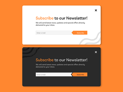 Subscribe #026 daily 100 challenge dailyui dailyuichallenge design email newsletter popup subscribe ui web