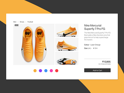 Customize Product #033 boots customize customize product daily 100 challenge dailyui dailyuichallenge design football nike nike shoes shoes soccer ui web design