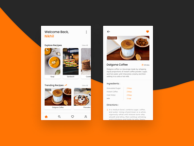 Recipe #040 app app design cooking daily 100 challenge dailyui dailyuichallenge design mobile app design recipe recipe app ui