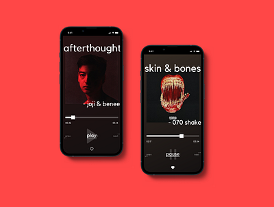 Music App UI Design app design music music app music player music ui spotify streaming ui